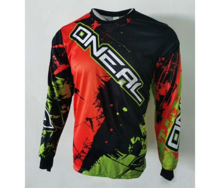 ONEAL2 Sublimated Longsleeves LARGE Jersey for Cycling and Scooters - Orange - Zoom Image 1