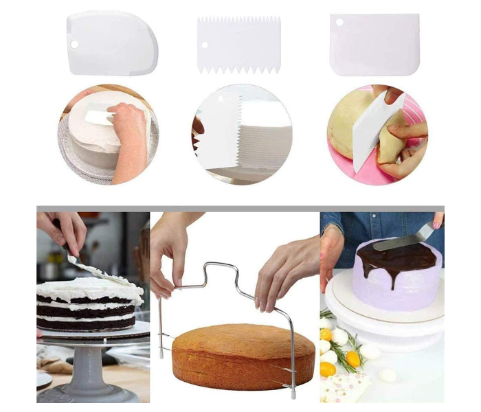 Cake Decorating Turntable Set 21 Piece Multicolour - Zoom Image 5