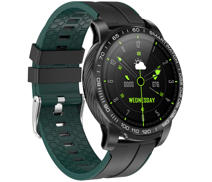 GW20 Round Screen Smart Watch With BT Call,Heart Rate Weather Sleep Monitoring Message Push Calories Step Vs DT78 - Green - Zoom Image 2