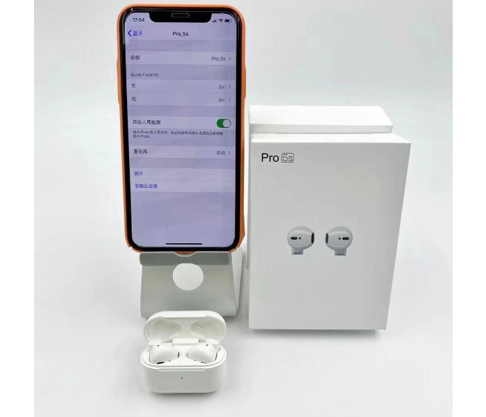 TWS Pro5s Slim Nano Airpod - White - Zoom Image 4