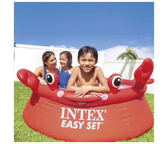 Intex 26100 6 Feet Happy Crab Easy Set Above Ground Pool - Red - Zoom Image 4