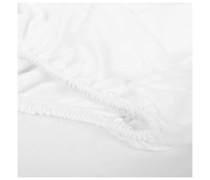 Parry Life PLMP7055 Terry Cotton Waterproof Mattress Protector- White - Zoom Image 2