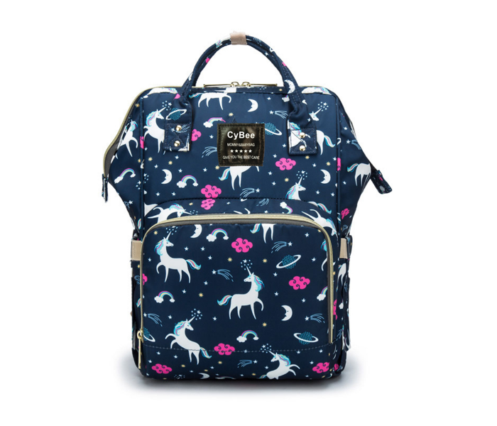 Kidle 8806 Large Capacity Printed Unicorn Backpack - Blue - Zoom Image