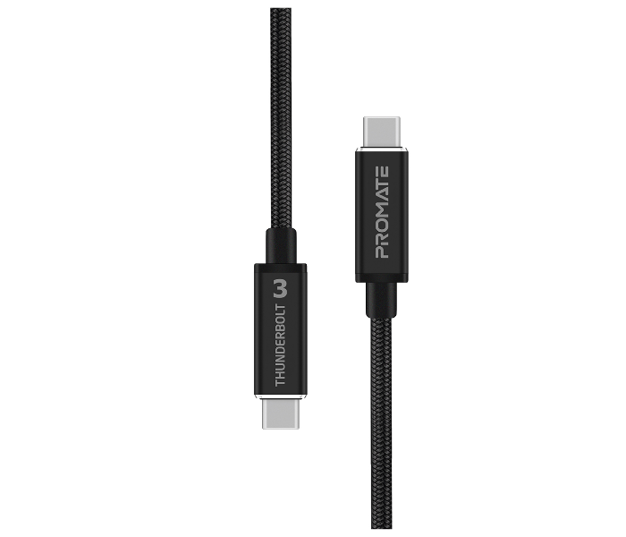 Promate THUNDERLINK-C40 100W USB- C Power Delivery Cable - Black - Zoom Image 1