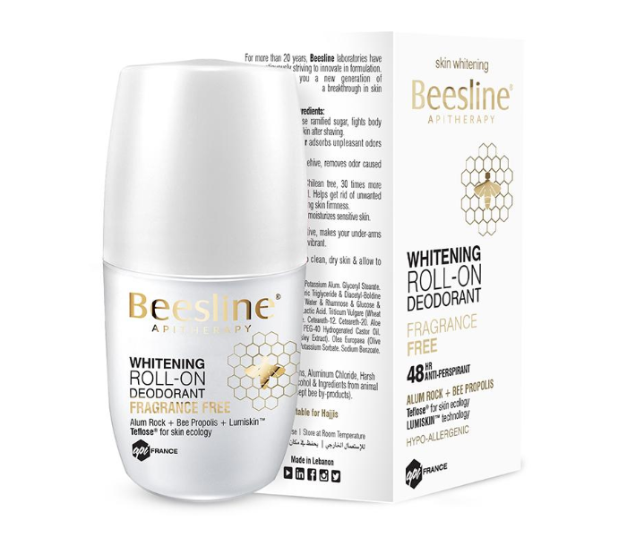 Beesline 50ml Whitening Roll On Frag Free Deodorant - Zoom Image 2