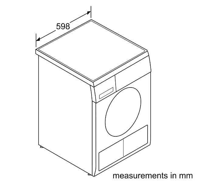 Siemens WT46E101GC Free Standing 7kg Dryer- White - Zoom Image 4