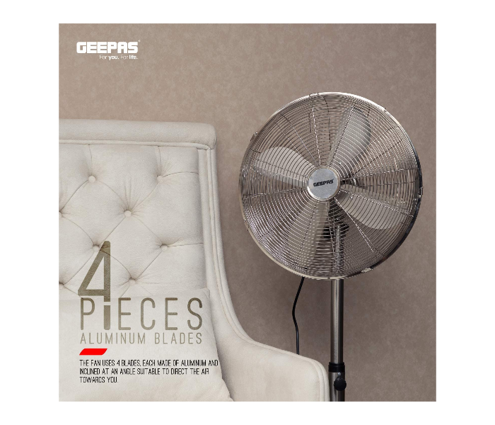 Geepas GF21116UK 16 inch Metal Stand Fan - Zoom Image 3