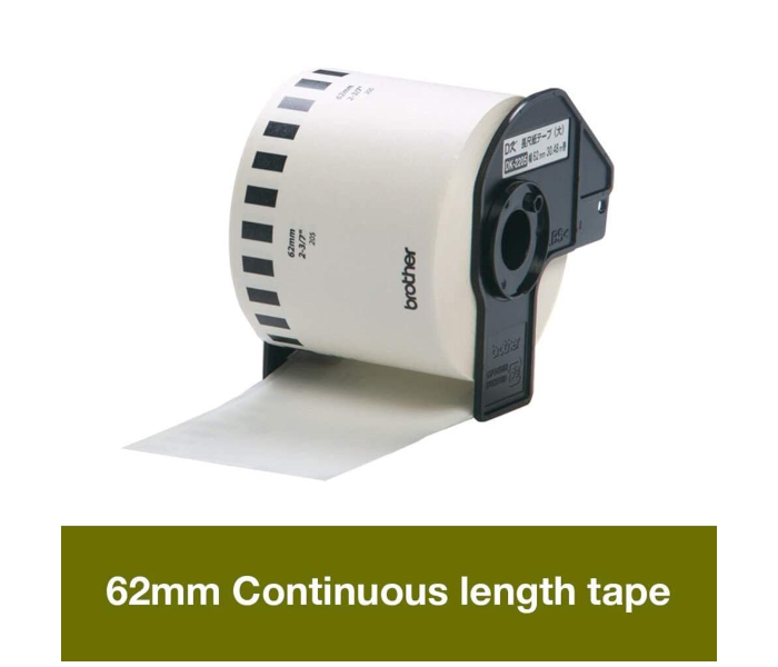 Brother DK-22205 62mm Continuous Length Paper Tape - Zoom Image 1