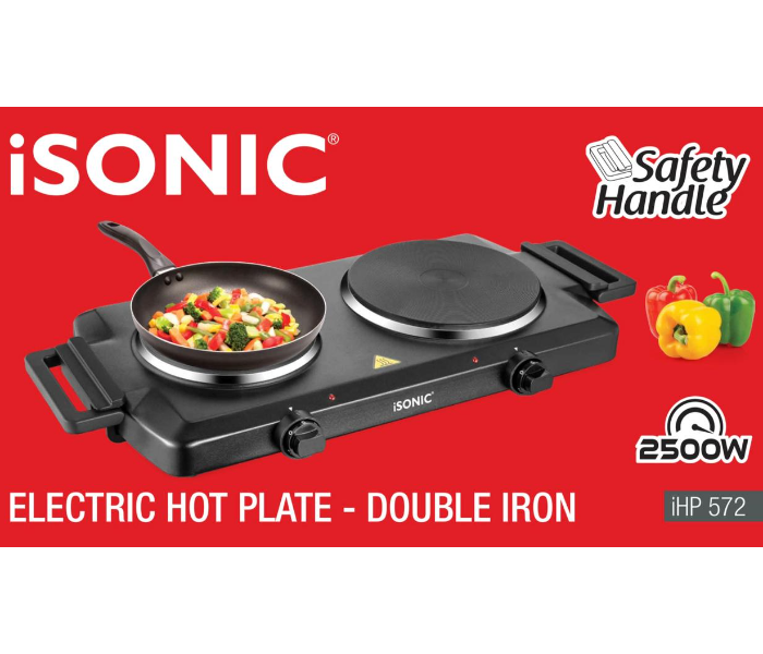 ISonic iHP 572 Electric Hot Plate - Black - Zoom Image 2