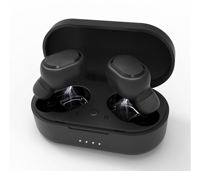 TWS-M1 Bluetooth Earphone with Maglofaxes Charging Box - Black - Zoom Image 1