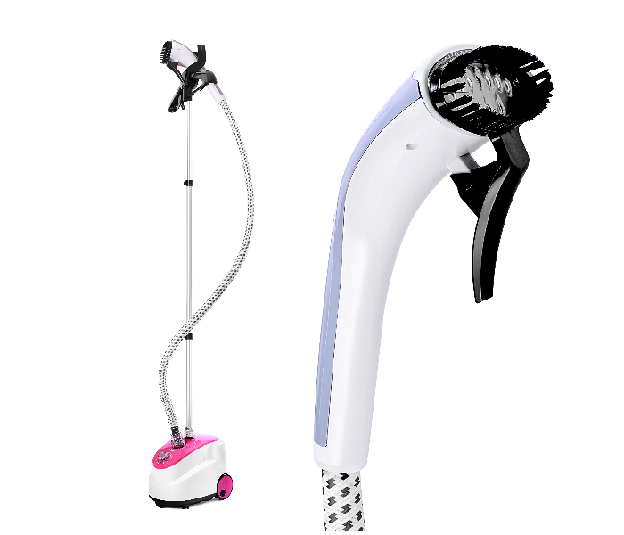 iSonic IGS 310 Multifunctional Garment Steamer with Stand - White and Pink - Zoom Image 8