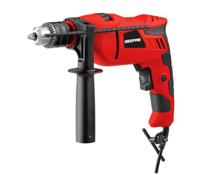 Geepas GPD0750 750 W Impact Drill - Red and Black - Zoom Image 1