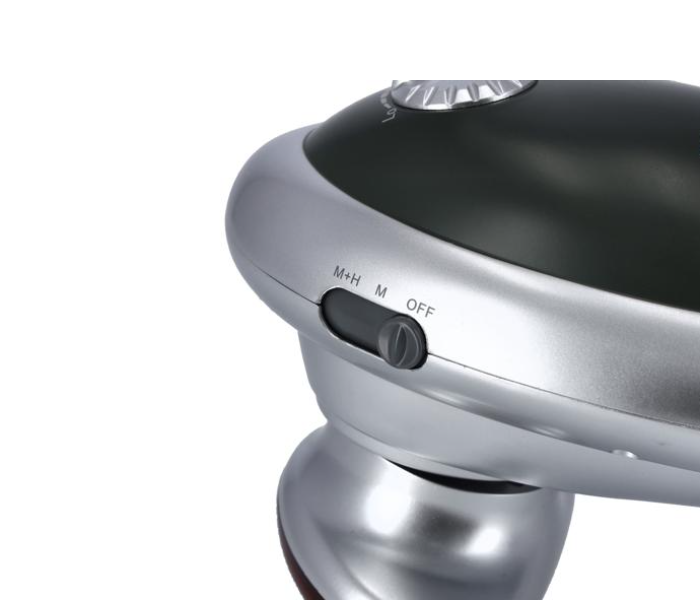 Krypton KNM6233 Handheld Percussion Massager with 3 Speed Settings- Black and Silver - Zoom Image 3