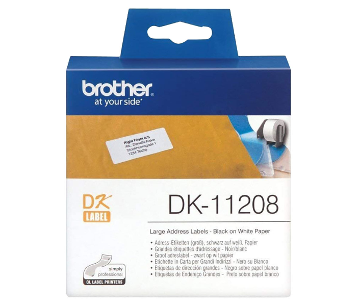 Brother DK-11208 Large Address Label - Zoom Image 1