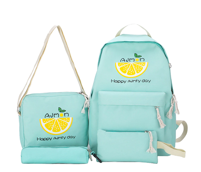 4 Pieces Alize Casual Backpack for Women - Mint Blue - Zoom Image