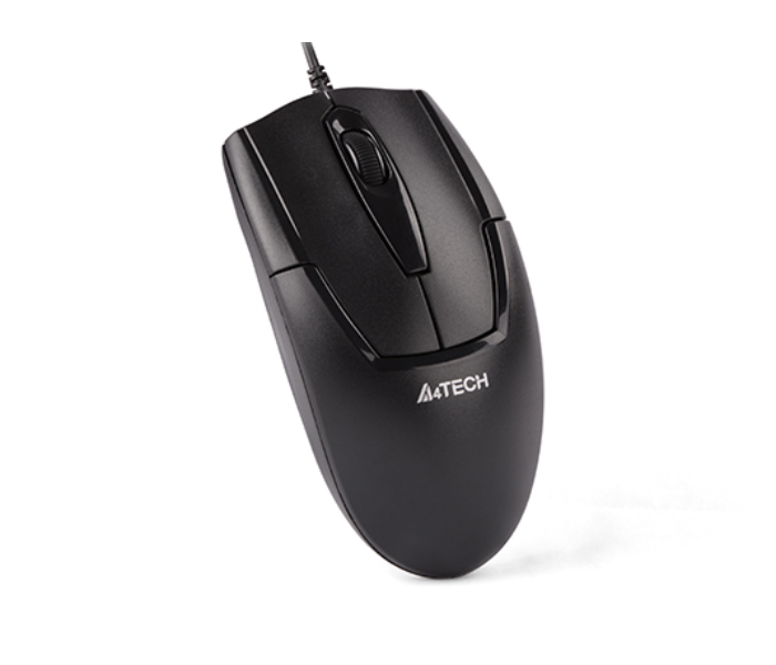 A4TECH N-301 Wired Mouse - Black - Zoom Image 2