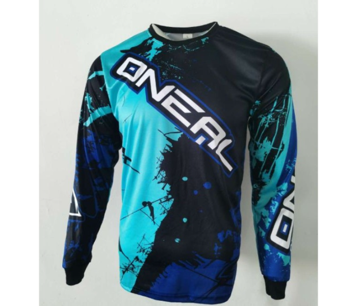 ONEAL2 Sublimated Longsleeves XXL Jersey for Cycling and Scooters - Blue - Zoom Image