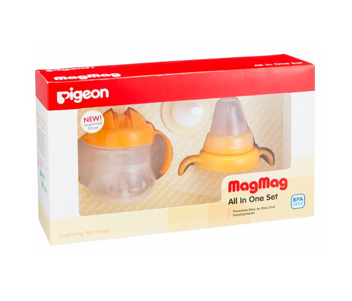 Pigeon Mag Mag Cup All in One Set - Orange - Zoom Image 3