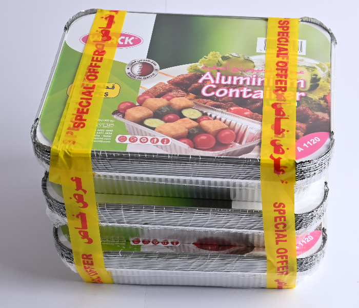 V-Pack A1120- 3X10pcs Aluminum Silver Foil Container - Zoom Image