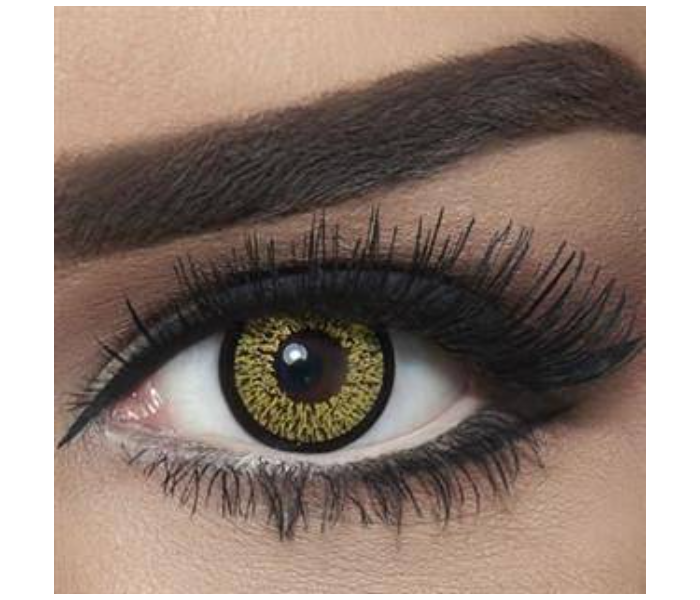 Bella Highlight Contact Lens - Gold - Zoom Image