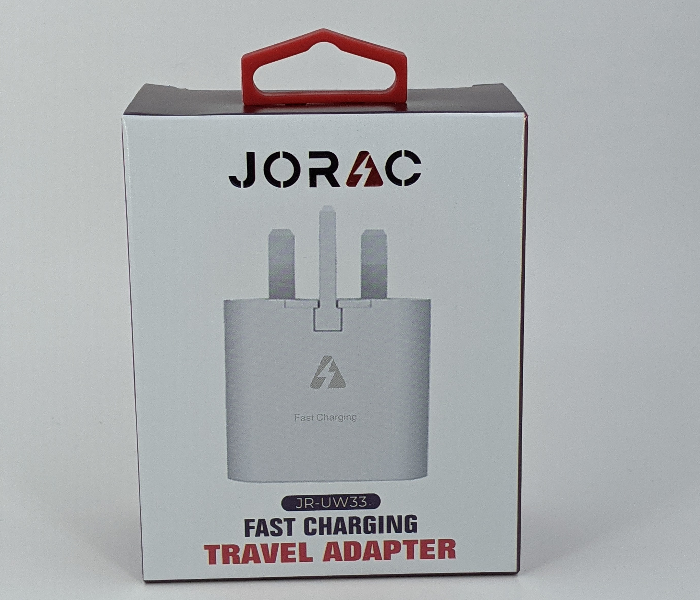 Jorac UW33 Fast Charging Travel Adaptor -White - Zoom Image 1