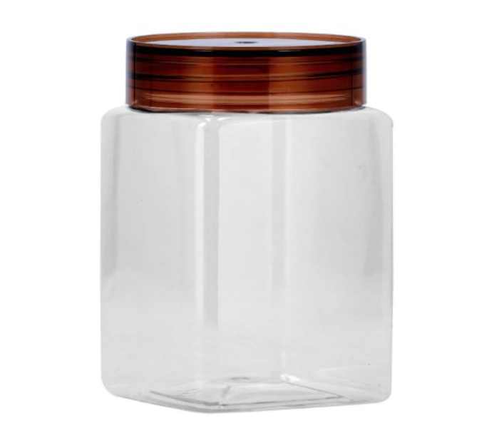 Royalford RF10080 450ml Crystalia Square Canister - Zoom Image 1