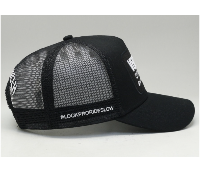 Veloracer Velo Trucker Cap Large- Black - Zoom Image 5