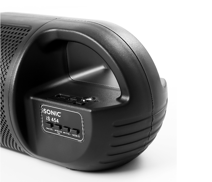 iSonic IS 454 Rechargeable Bazooka Speaker - Black - Zoom Image 4