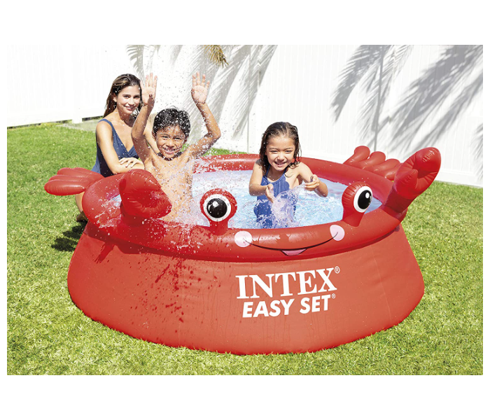 Intex 26100 6 Feet Happy Crab Easy Set Above Ground Pool - Red - Zoom Image 2