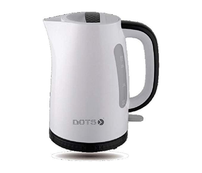 Dots KDF-003 1.7 Liter 2200W Cordless Fiber Kettle - White - Zoom Image