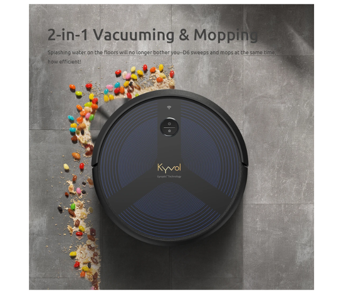 Kyvol Cybovac D6 Robot Vacuum Cleaner - Black - Zoom Image 2