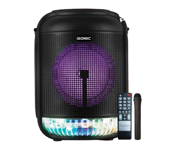 iSonic IS 451 8 inch Oval Rechargeable Speaker - Black - Zoom Image