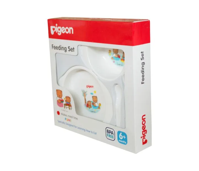 Pigeon Set of 4 Piece Multipurpose Feeding Set - White - Zoom Image 2