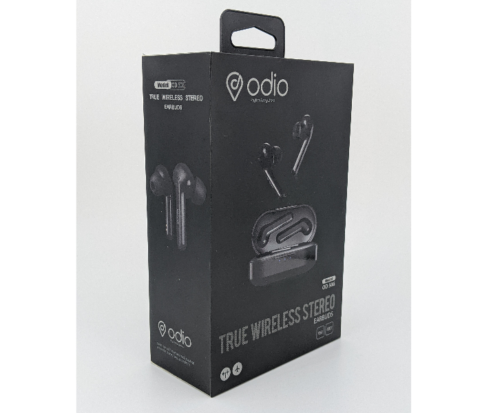 Odio OD506 True Wireless EarPods- Black - Zoom Image 1