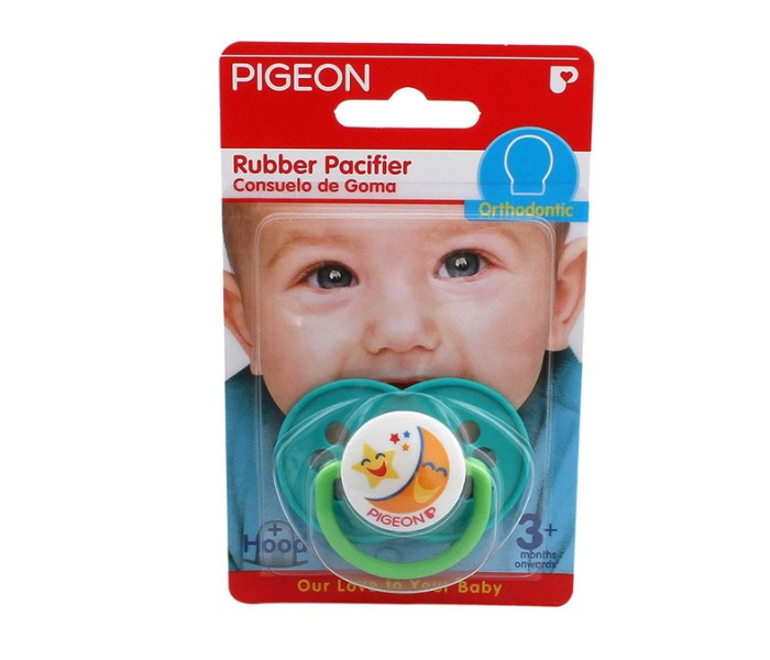 Pigeon Rubber Pacifier Orthodontic - Green - Zoom Image