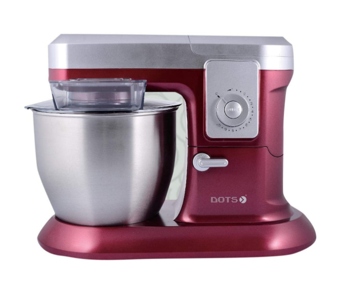 Dots MXR-65L 6.5 Liter 1200W Stainless Steel Bowl With Beater Grinder - Red - Zoom Image