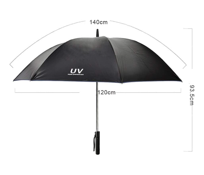 Jongo UV Protection Umbrella with Fan- Maroon - Zoom Image 4