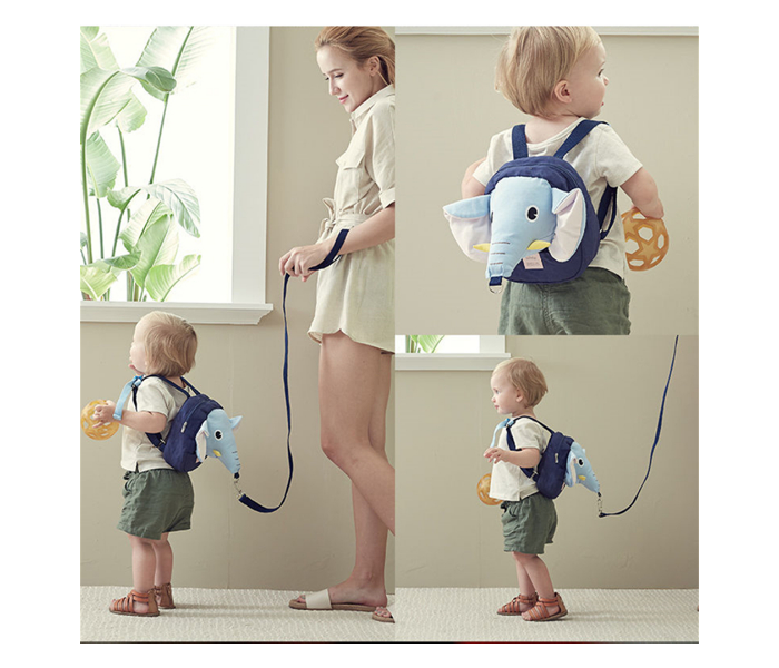 Kidle 9001 Childrens Anti-Lost Backpack with Baby Traction Rope - Blue - Zoom Image 2