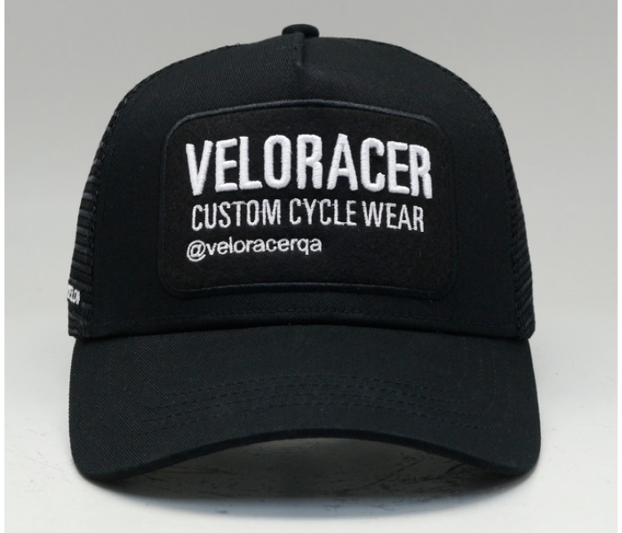 Veloracer Velo Trucker Cap Large- Black - Zoom Image 1