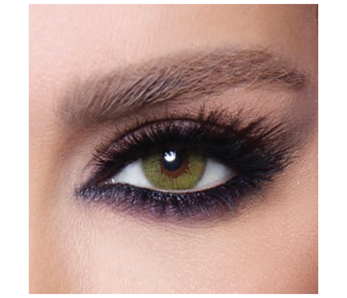 Bella Glow Contact Lens - Lime Green - Zoom Image