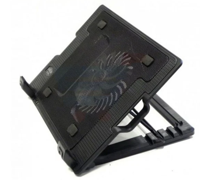 Laptop 140X140X15mm Fan Cooling Pad - Black - Zoom Image 2