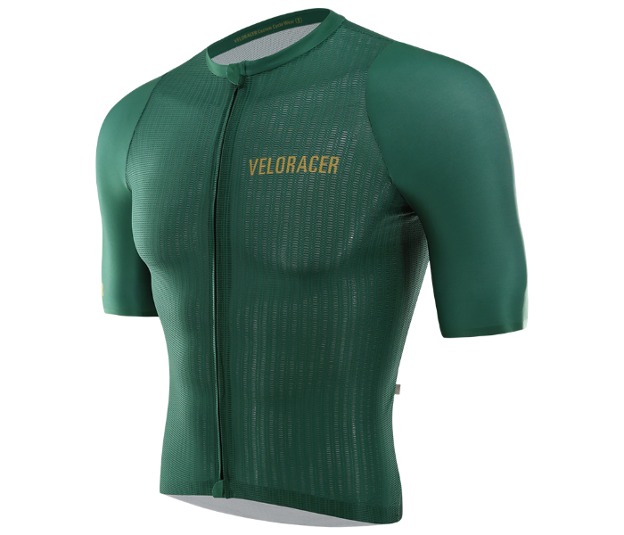 Veloracer Velo Lightweight Small Jersey- Green - Zoom Image 2