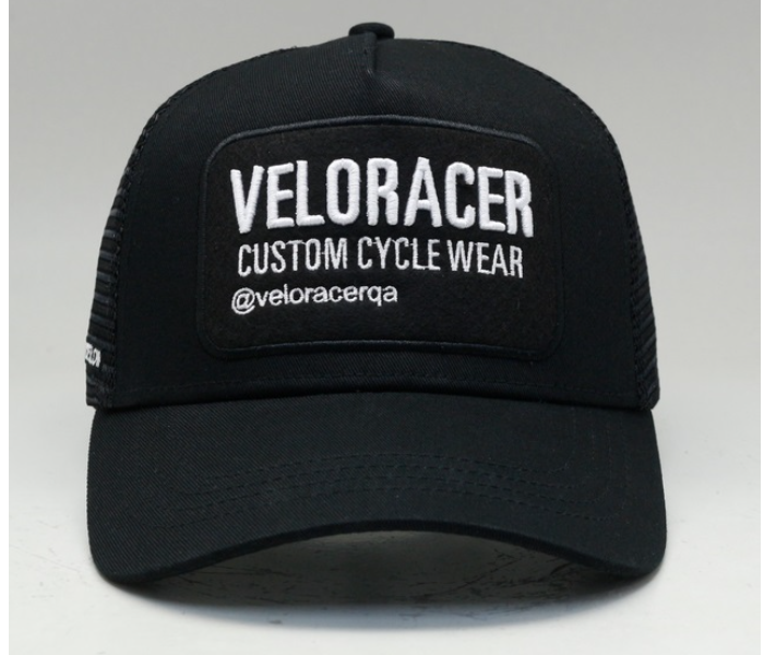 Veloracer Adjustable Velo Trucker Cap - Black - Zoom Image 1