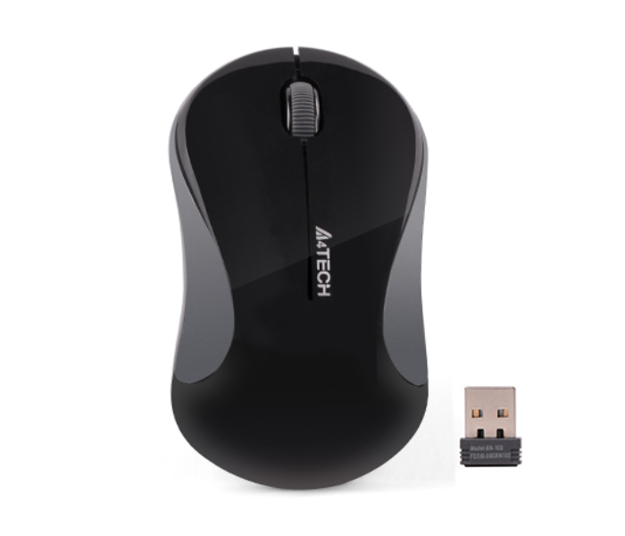 A4TECH G3-270 Wireless Mouse - Black - Zoom Image 1