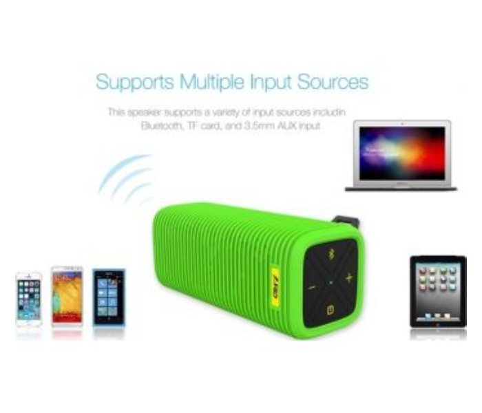 F&D W16T Portable Bluetooth Speaker - Blue and Green - Zoom Image 4