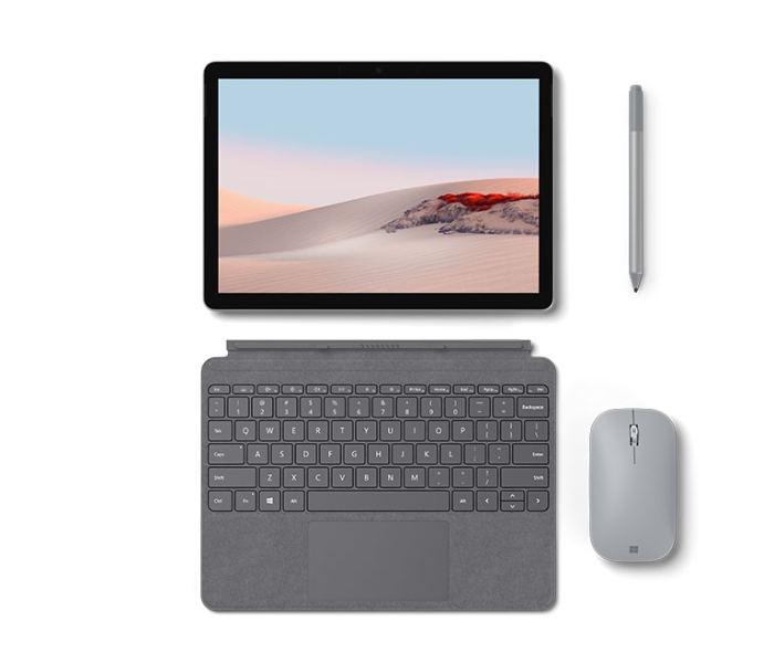 Microsoft IGF-00005 Surface Go2 Intel Pentium Gold 8GB RAM 128GB Windows 10 Pro - Platinum - Zoom Image 1