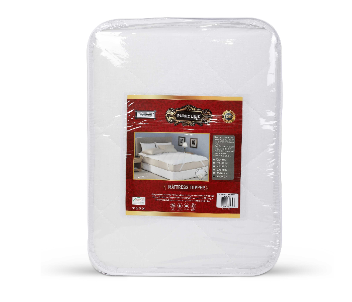 Parry Life PLMP7605 Soft Mattress Topper- White - Zoom Image 1