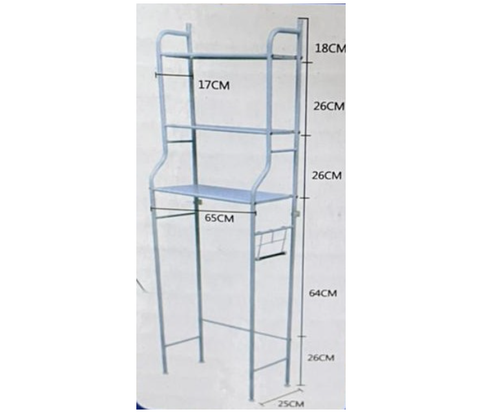 Generic Washing Machine Rack Laundry Storage Shelf TW-107 - Zoom Image 4