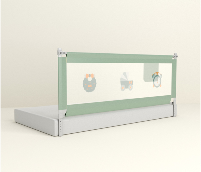 Safety Bed Rail Guard 1.5 Meter For Kids Safe - Green - Zoom Image