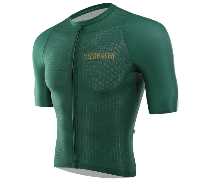 Veloracer Velo Lightweight XS Jersey- Green - Zoom Image 2